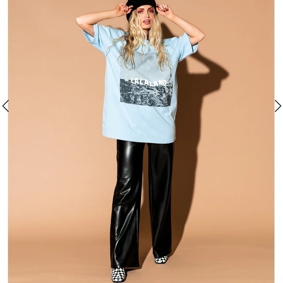 Dressed In Lala Next Level Vegan Wide Leg Pant - NWOT - Picture 4 of 7